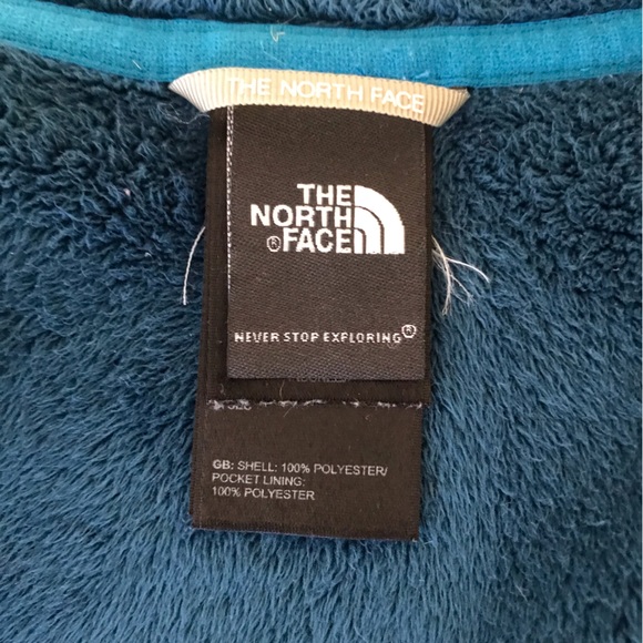 Teal North Face X-small Fitted Fleece - Picture 5 of 8